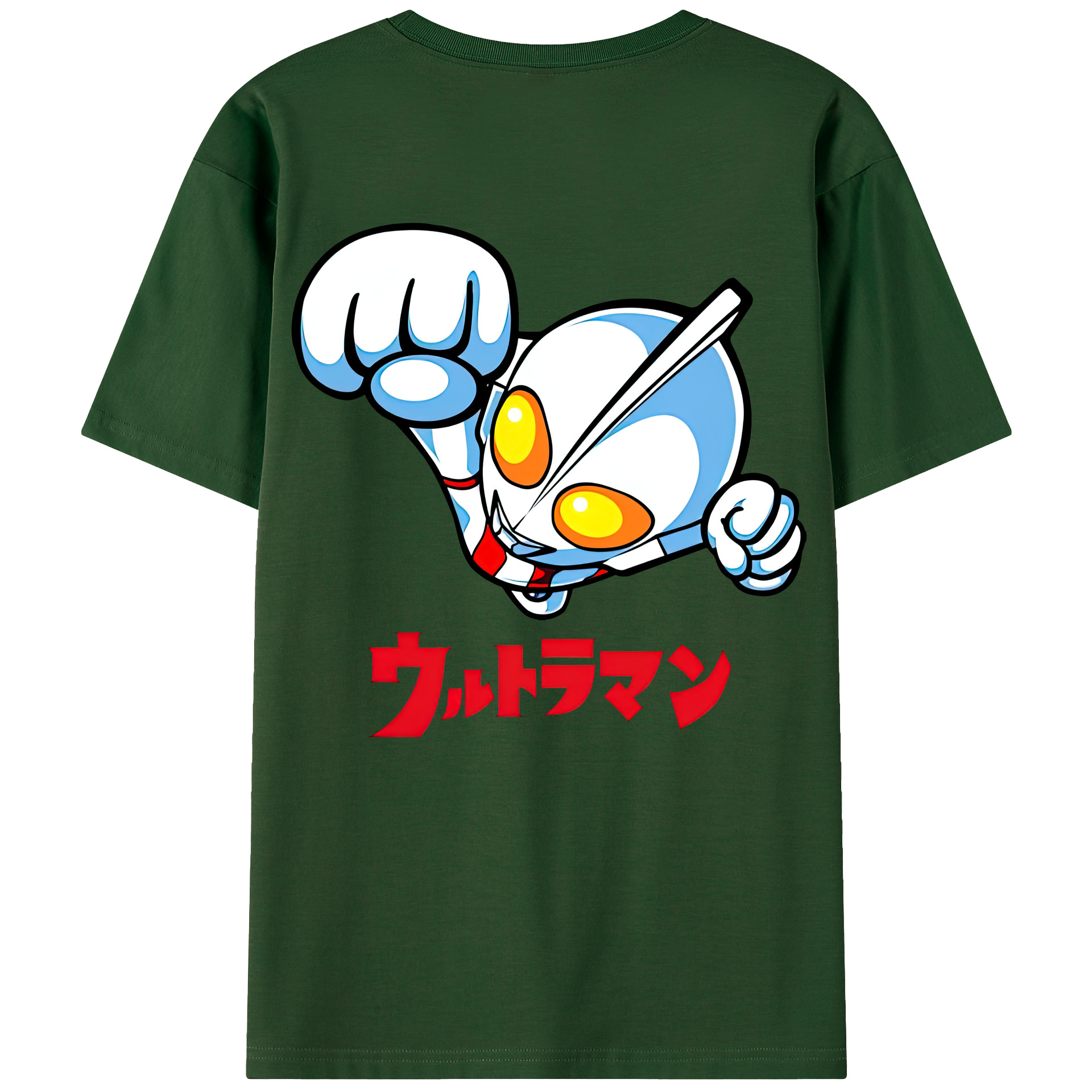 （画像用） ウルトラマン Ultraman 綿100％半袖Tシャツ（背面プリント）